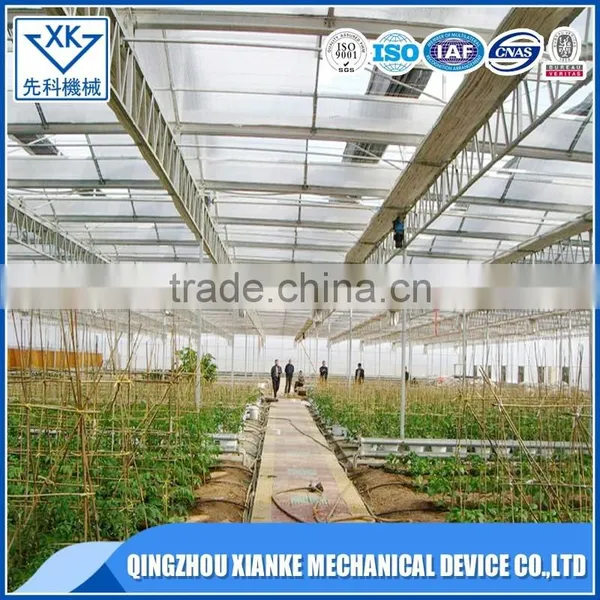 Intelligent Greenhouse Plastic Covering Multispan Auto Shading Controller Greenhouse photo-3