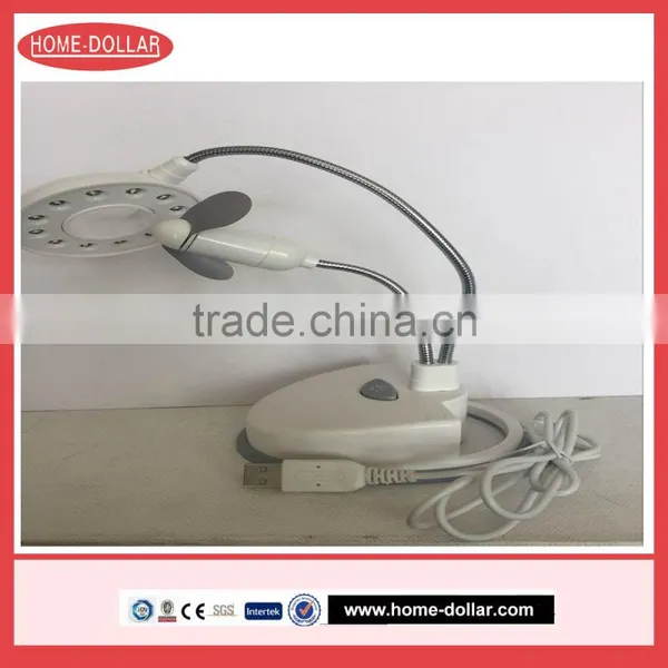 Creative Convenient USB Lamp With Fan photo-3