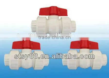 Good Price Plastic Pipe Valve, PPR Plastic Double Union Ball Valve for Water Pipe photo-4