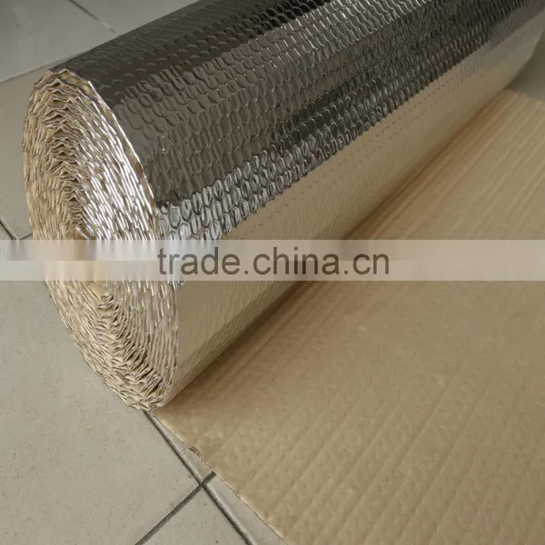 Reflective Aluminum Foil Double Bubble Thermal Insulation Materials for Pipe,construction photo-4