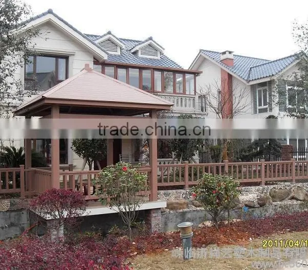 Various Types of Outdoor Wpc Fence Plastic Composite Railing photo-3