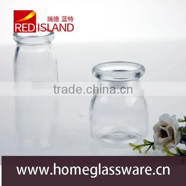 Glass Manufactory Supply Mini Clear Glass Jar, Tumbler Glass Jar photo-2
