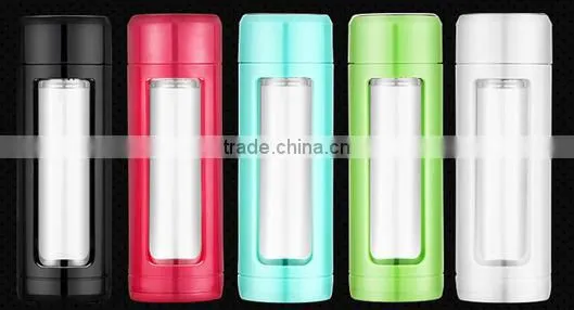 New Product Borosilicate Glass Water Bottle With Fruit Infuser photo-5