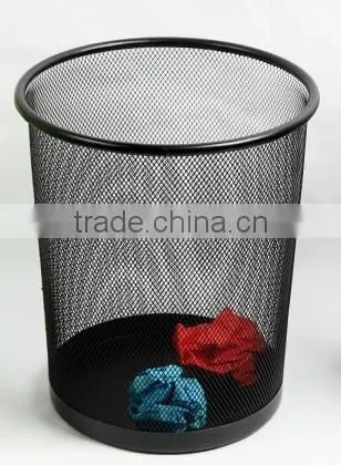 Middle Size Metal Mesh Waste Bin photo-2