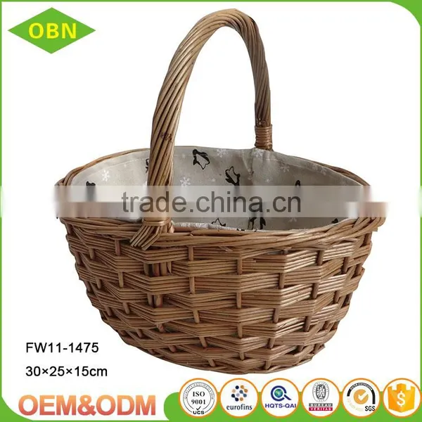 Hanging Food Storage Baskets Fruit Wicker Basket Storage photo-2