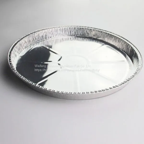 Round Disposable Aluminum Foil Baking Pizza Pan With Lids photo-3
