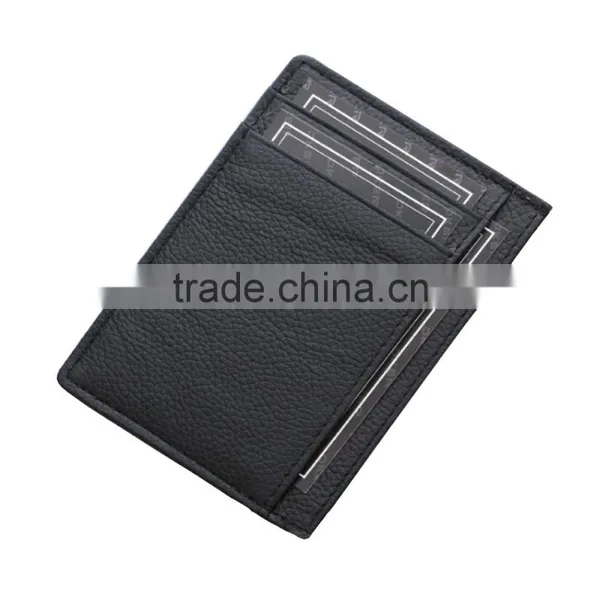 Rfid Business Leather Credit Card Hold and Genuine Leather Coin Purse photo-5