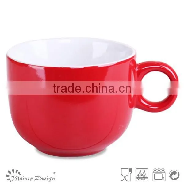 Two Tone Colorful Ceramic Rice Bowl photo-2