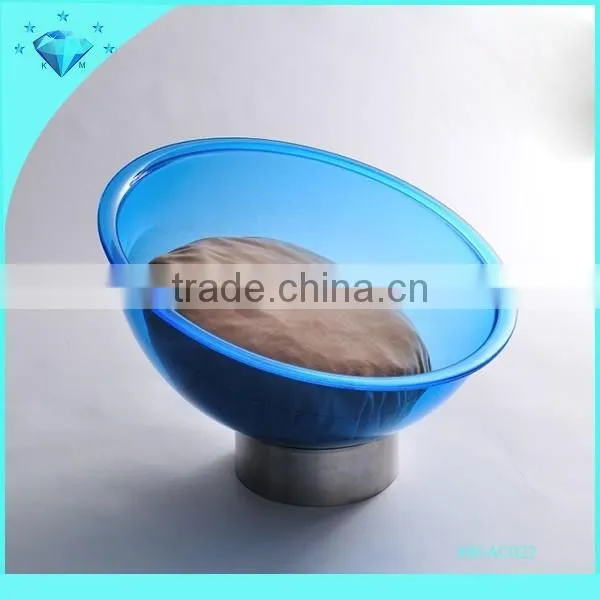 Hot Selling Large Capacity Round Acrylic Pet Bed for Two Dog photo-6