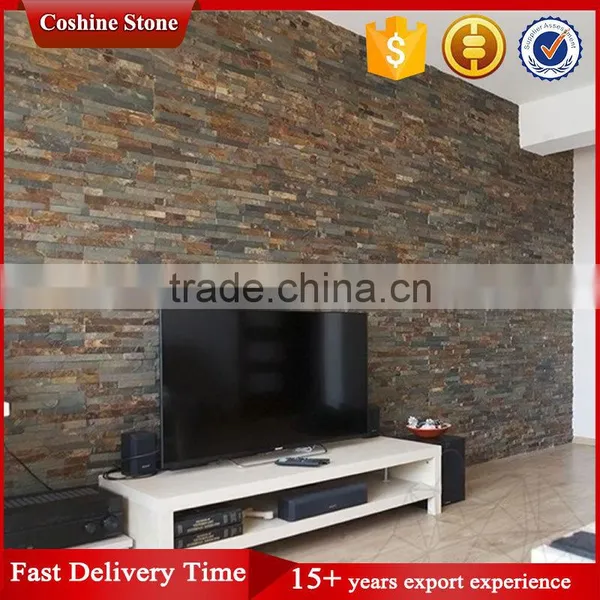Corrugated Wall Cladding Designs Multi Cutured Stone Panel photo-5