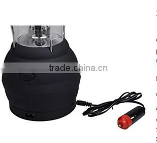 3 Mode 36 LED Hand Crank Solar Lantern Bright Rechargeable Outdoor Camping Light photo-6