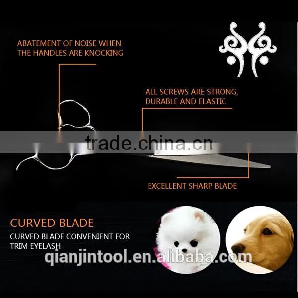 QJ-JP42 2017 New Popular Scissors Stainless Steel Pet Grooming Scissors photo-5