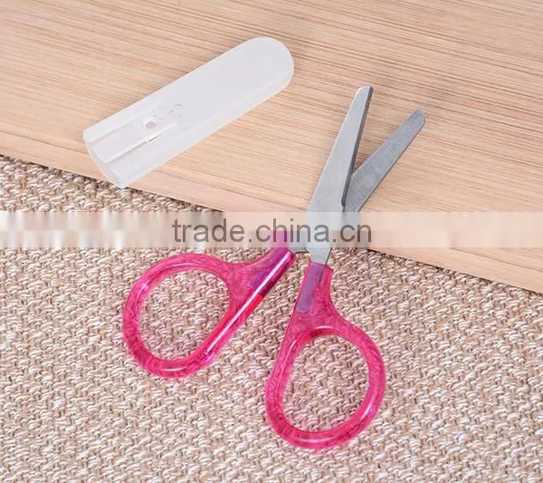 School Children Paper Cutting Scissors Plastic Paper Cutting photo-5