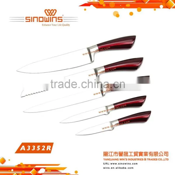 A3377 Deluxe Design High Quality Stainless Steel Kitchen Knife Set photo-3