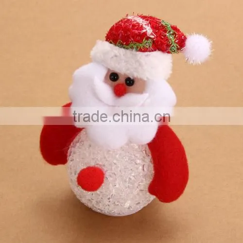 Cheap Snowman Santa Claus Ornaments Christmas Tree Decor LED Light Festival Decor photo-3