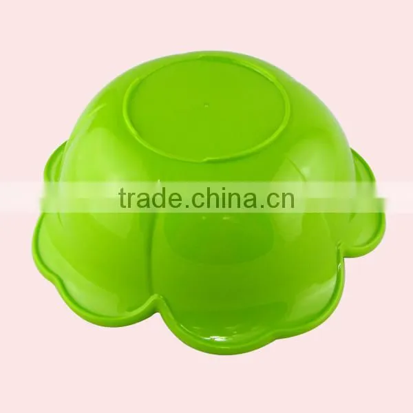 Double Layer Flower Shape Multi-purpose Kitchen Plastic Sieve With Lid photo-3