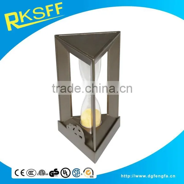 Gold Sand Timer - Unique design Sandglass Hourglass Sand Clock Timer 3min