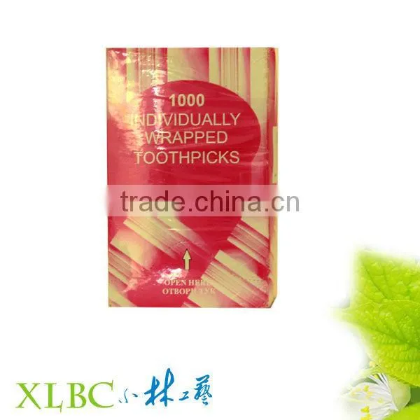 Nature PP Wrapped Box Mint Wooden Toothpicks photo-6