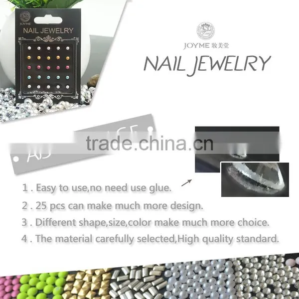 Pearl Nail Art Tips Sticker Decal Full Wraps DIY Decorations photo-2