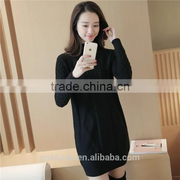 Wool Sweater Design for Girl White Cotton Pullover Sweater Women photo-3