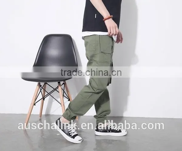 2017 Popular Outfit Ladies Stylish Wholesale Cargo Pants Customized photo-3