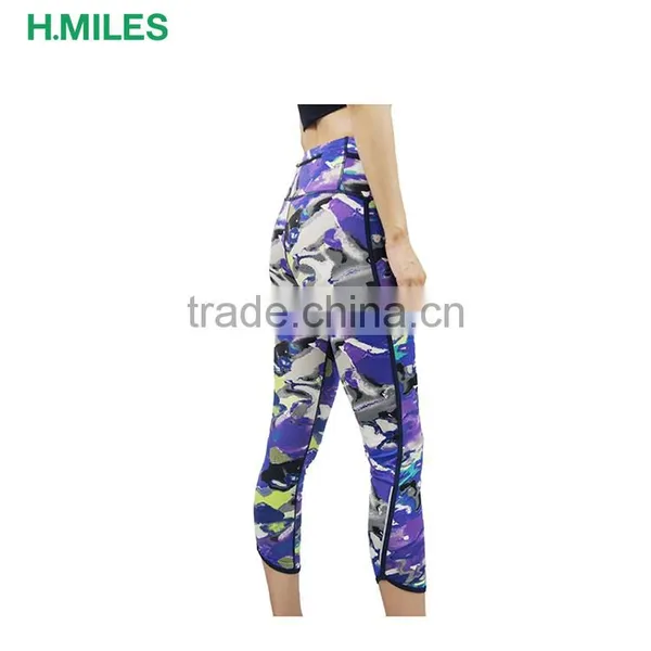 Custom Plus Size Supplex Yoga Tights Push up Fitness Leggings Pants for Women photo-3