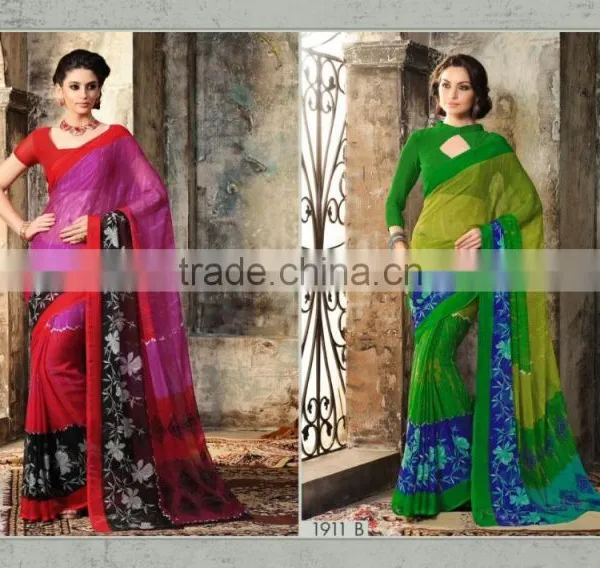 Glamour Printed Designer Saree