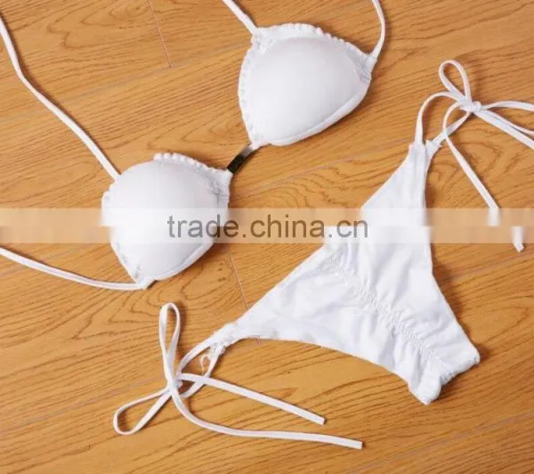 Wholesale Red Scalloped Sexy Bikini photo-2