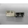 1000 BASE 2-Port Tab Down RJ 45 Network Connector With Transformers, EMI