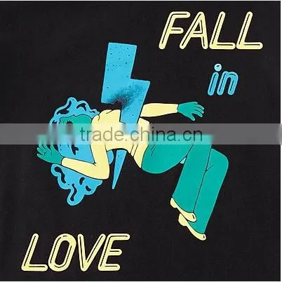China Clothing Manufacturer O Neck Short Sleeve Printed T-Shirts,Top Printing Black T-shirts O Neck for Women photo-3