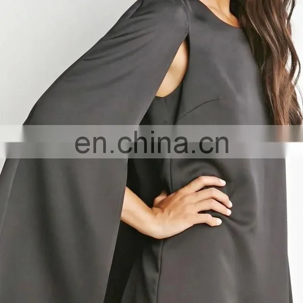 Ladies Smart Casual Dress Layered Back Sexy Sheath Mini Dress With a Layered Keyhole Back photo-4
