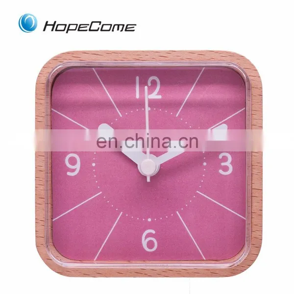 Custom Design Wooden Table Clock With High Quality photo-3