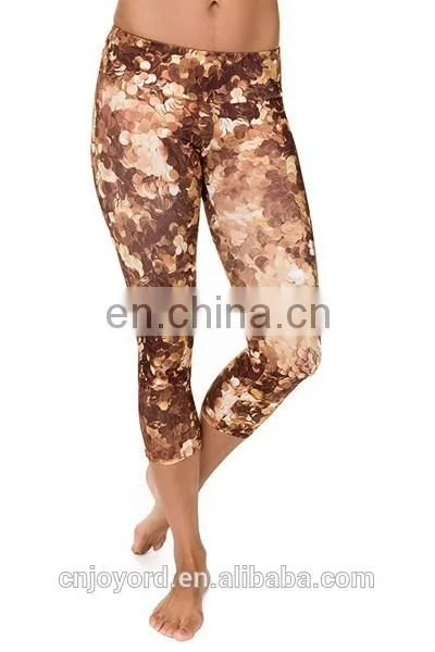Printed Knitted Leggings/ Stretch Yoga Pants photo-3