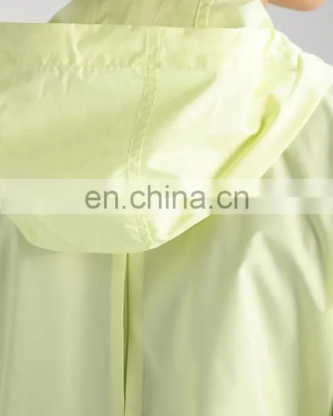 Blank Custom Made Women Cheap Windbreaker Jacket photo-5