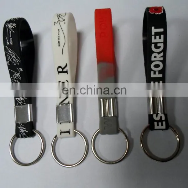Cheap Custom Silicone Bracelet Keychains Manufacturer photo-3