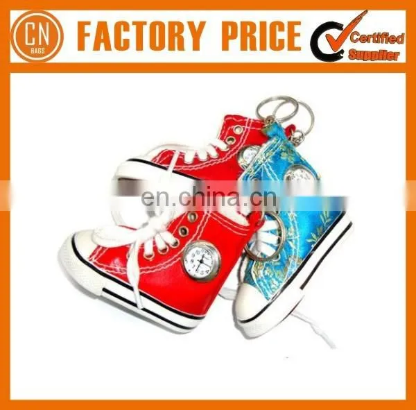 2017 Newest Design Promotional Mini Sneaker Shoe Keychain Custom Logo Printed Or Embroidery photo-2