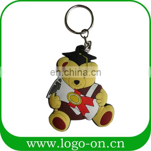 China Manufacturer 3D Pvc Couple Keychain Pvc Rubber Keychain photo-2