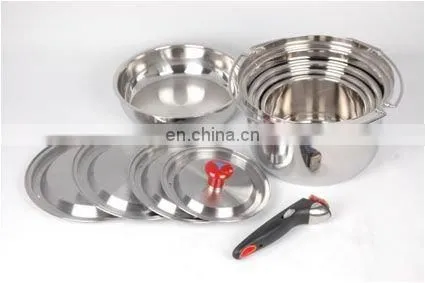 Stainless Steel Dutch Oven, Sauce Pot, Camping Casserole Set