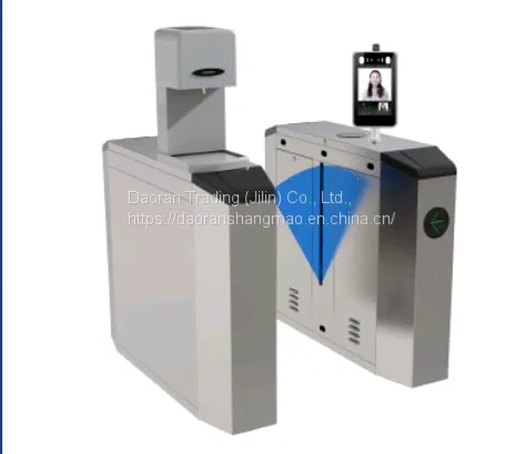 Face Scanning Temperature Measurement SystemWing Gate Pedestrian Passage Gate Temperature Measurement Gate Prohibition System Gate Construction Site Gate Dynamic Face Recognition Gate photo-2