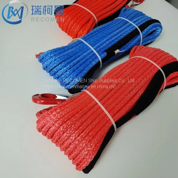 Recomen Electric Winch Uhmpe Cable Rope 12mm for Offroad Towing Heacy Duty photo-2