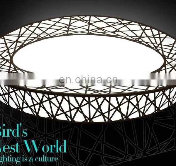 HOT Nest Shape LED Ceiling Lamp, Ultra Stylish Modern Minimalist Living Room Lamp photo-3