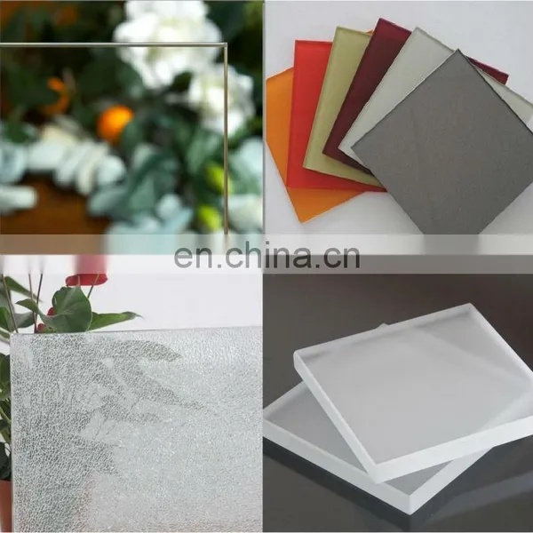 China Manufacturer Building Clear Tempered Pattern Glass photo-2