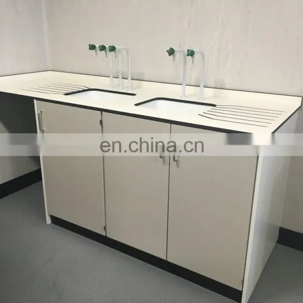 Best Selection for University Laboratory Used Steel and Wood Material Laboratory Chemical Bench Lab Bench Top photo-6