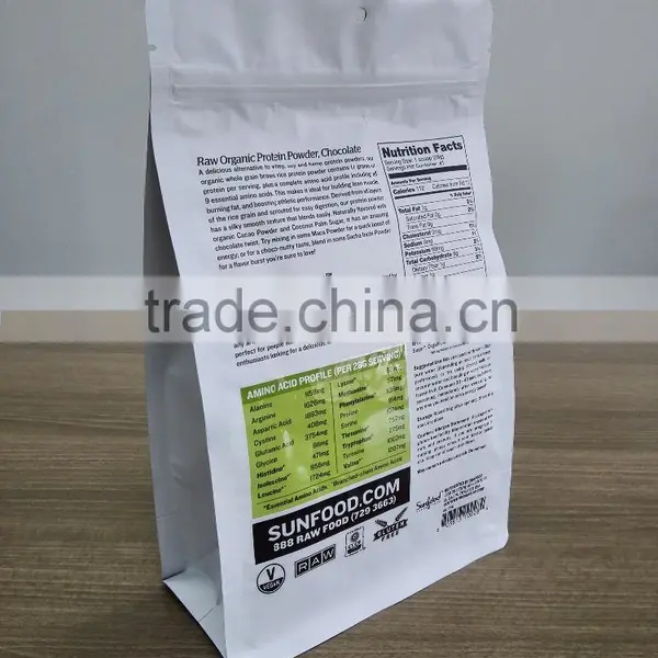 Square Bottom Spot Matte Finishing Food Bag With Zipper photo-2