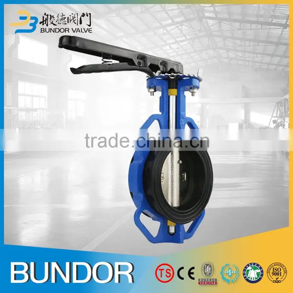 With-Pin Type Wafer Soft Seat Butterfly Valve Cast Iron photo-2