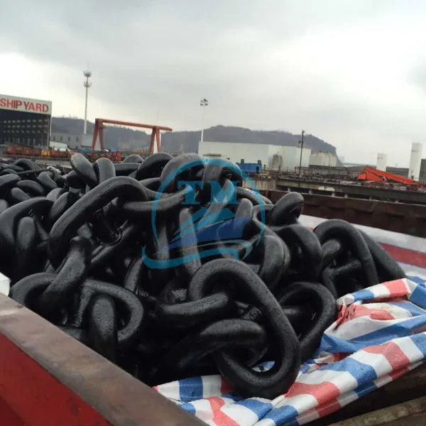 Black Coated Studless and Stud Link Anchor Chain photo-4