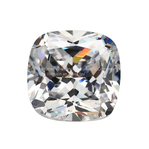 VS+ Cushion Cut Moissanite White E/F Color Moissanite Faceted Cushion Moissanite Loose Stone for Pendant/Ring photo-2
