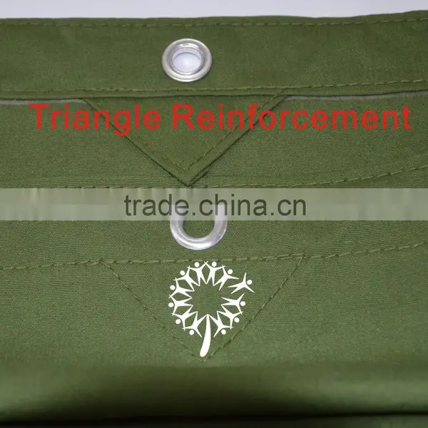 Olive Green Polyester Cotton Heavy Duty Waterproof Canvas Tarps photo-2