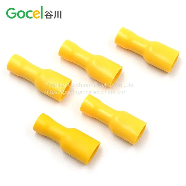 FDFD5.5-250 Pre-insulated Butt Cold Press Terminal Plug Spring Wire Connector PVC photo-2