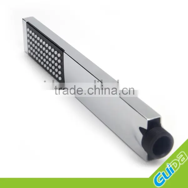 Brass Square Hand Held Shower Head Chrome Finish photo-6